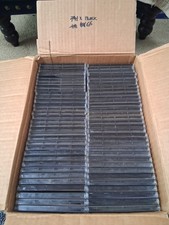 66 Used Standard CD Jewel Cases With Black Tray