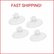 4 Pack Bathroom Shower Caddy Connectors Suction Cups, Heavy Strength Clear Sucti