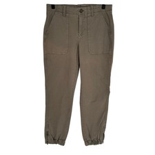 Banana Republic NWT Gray Jackson Fit Straight Leg Pants 2P Petite High Rise Zip