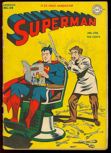 Superman #38 Unrestored Golden Age Superhero Vintage DC Comic 1946 GD+