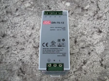 Mean Well DR-75-12 100-240VAC 2.0A / 12V 6.3A 75W Power Supply Free Shipping