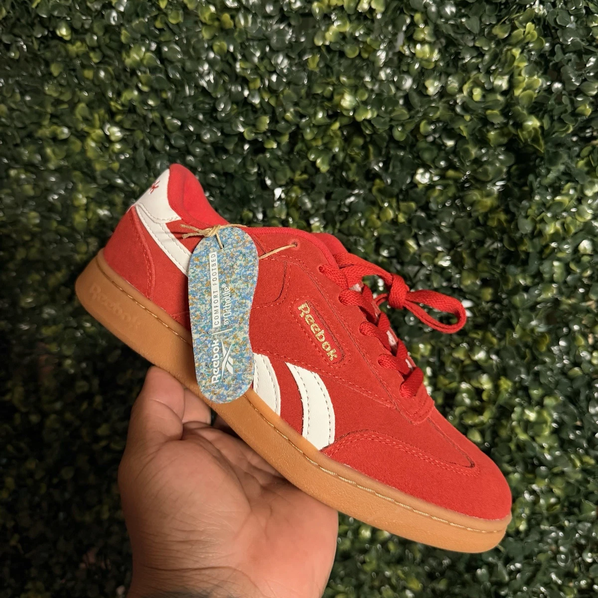 zapatos deportivos reebok gl 1500 mujer rojas