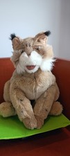 Folkmanis Bobcat Hand Puppet 14” Full Body Green Eyes Cat Stuffed Plush