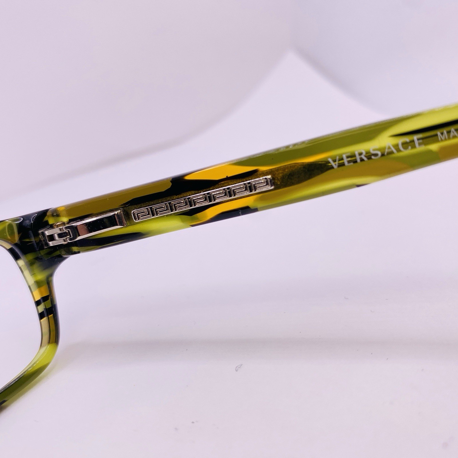 Versace Eyeglasses Mod. 3112 811 54 [] 17 140 Ivory Green Amber Authentic thumbnail 5