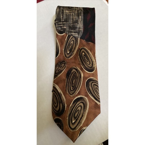 CHEZ ROFFE Necktie Bold Abstract Art Deco Urban Artsy Rockabilly Office ...