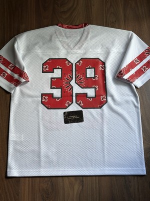 シャツ Supreme Bandana Football Jersey White Supreme Bandana Football Jersey White (SS25) – STEALPLUG KL