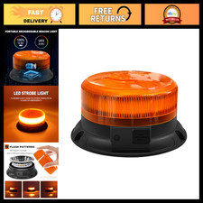Magnetic Wireless Amber Strobe Light Warning Beacon For Trucks Vehicles Magnetic Wireless Amber Strobe Light Warning Beacon For Trucks Vehicles