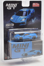 Mini GT 2020 Rapid Blue Chevrolet Corvette Stingray 1:64 Diecast Car #251