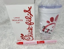The Original Chick-fil-A 24oz Classic Insulated Tumbler Cup New Limited Edition