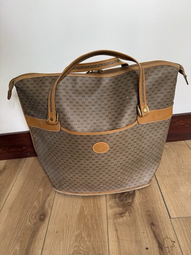 Vintage Gucci GG Monogram Soft Suitcase Canvas Luggage
