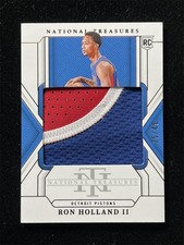 2024-25 Panini National Treasures Ron Holland II Rookie Patches RC /49