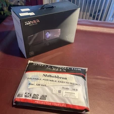 YABER Y31 Native 1920x1080P Projector & Power Cable