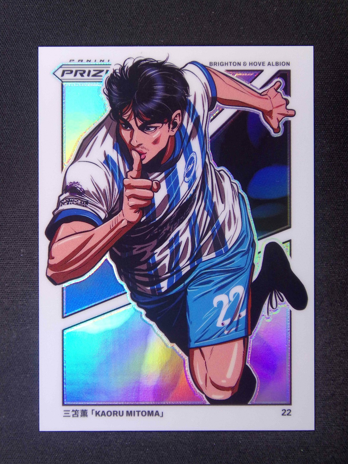 2024-25 Panini Prizm Premier League Kaoru Mitoma #10 Manga Case Hit SSP
