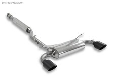 Milltek Duplex Sportauspuffanlage für Subaru BRZ je 115mm rund in schwarz