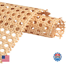 Eunice Upgraded Cane Rattan Webbing Roll, 16" W x 158" L Plastic Rattan Material