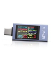 USB C Tester Power Meter, 4-30V 0-12A Type-C PD Tester Digital KWS-2303C