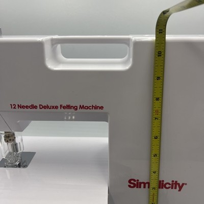 Simplicity シンプリシティ　デラックスフェルティングマシン　12本タイプ 12 Needle Deluxe Felting Machine By Simplicity, with manual Z2 | eBay