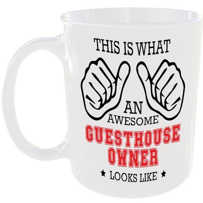WAS TOLL GÄSTEHAUSBESITZER AUSSIEHT WIE TASSE IDEALES GESCHENK TASSE FÜR ARBEIT JOB KARRIERE