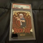 DRAKE MAYE 2024 PANINI ABSOLUTE ROCK OUT ROOKIE INSERT CARD PSA 8