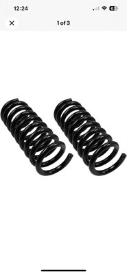 Box of 2 Moog Coil Spring Rear 81039 Black for Buick Rendezvous Pontiac Aztek