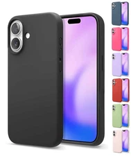 For Apple iPhone 17 - Liquid Silicone Soft Silky Texture Impact Cover Case