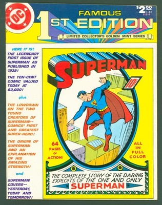 Superman 1 FAMOUS FIRST EDITION #C-61 (1979) Softcover Treasury [DC] SA