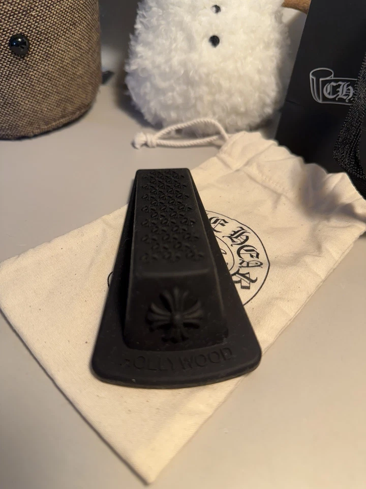 Cromado Corações Presente de Natal Edição Limitada Novidade Rolha de Porta de Borracha Nova - Imagem 2 de 4