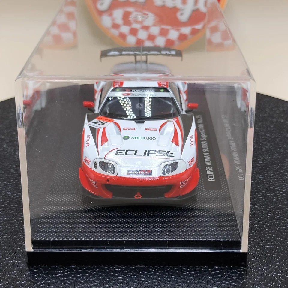 EBBRO 1/43 Eclipse Advan Supra SuperGT 500 Nº25 2006 43808 blanco/rojo Foto 3 de 4