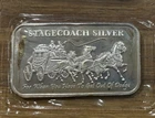 Stagecoach Silver 1 oz .999 Silver Bar – Divisible Bullion Bar 4 x 1/4 oz SEALED