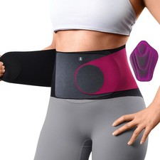 0.5mm Ultra Thin Back Brace for Women Men, Seamless Yoga Fabric for All Day C...