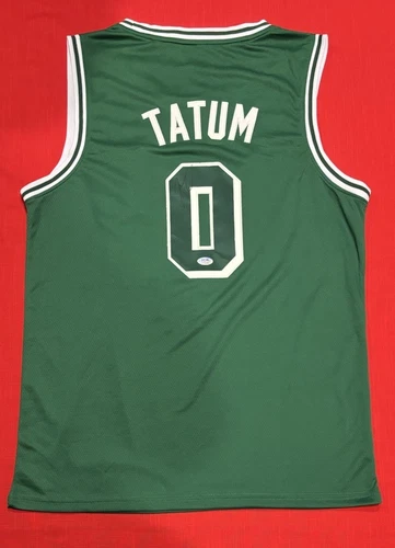 Jayson Tatum Boston Celtics NBA Autographed Signed Custom Jersey PSA