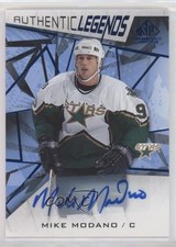 2021-22 Upper Deck SP Game Used Legends Blue Mike Modano #115 Auto HOF 07pz