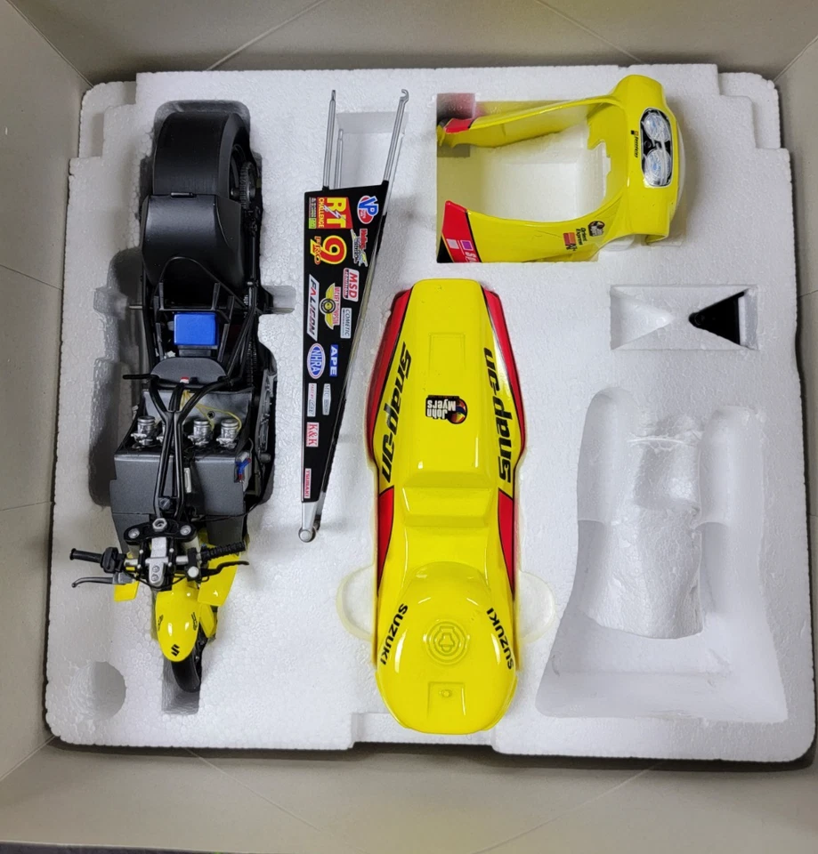 2000 Action Steve Johnson SNAP-ON Suzuki 1:9 Pro Stock Bike Motorcycle P/N 11172 - Image 4 of 4