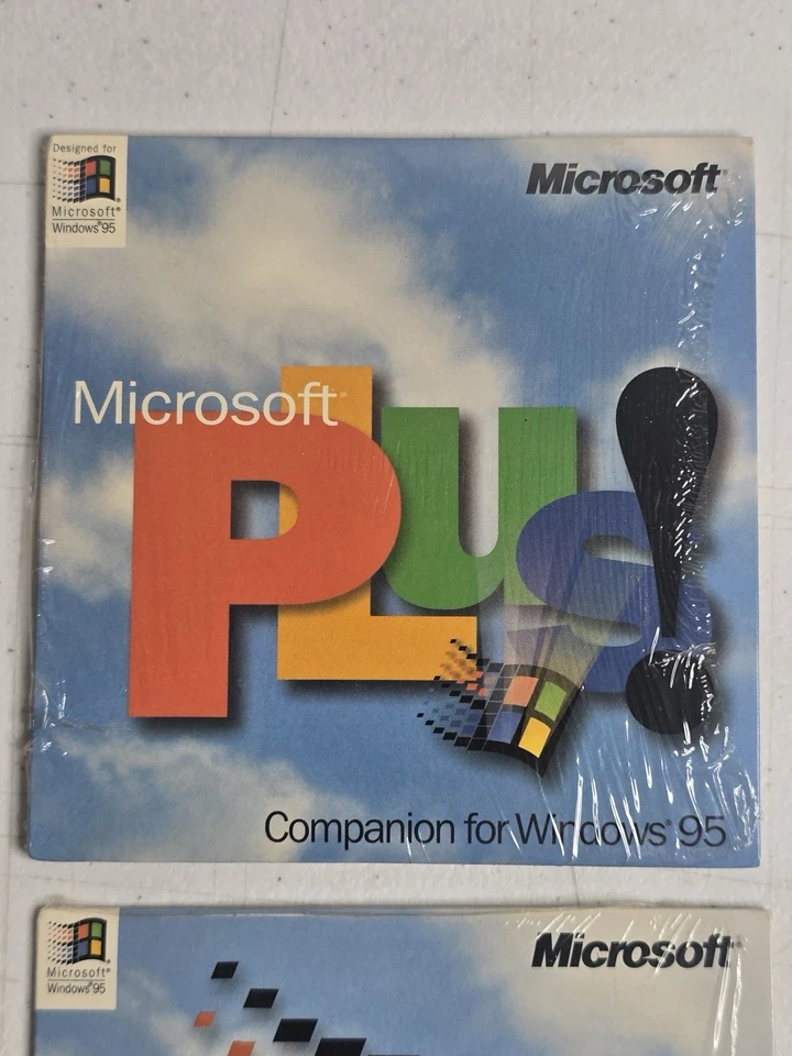 Microsoft Windows 95 Upgrade PLUS! Companion CD Software Lot 1995 Vtg Keys - Image 2 of 4
