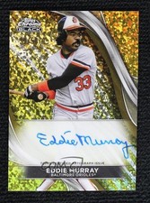2024 Chrome Black Gold Mini-Diamond Refractor 39/50 Eddie Murray Auto HOF 2f9