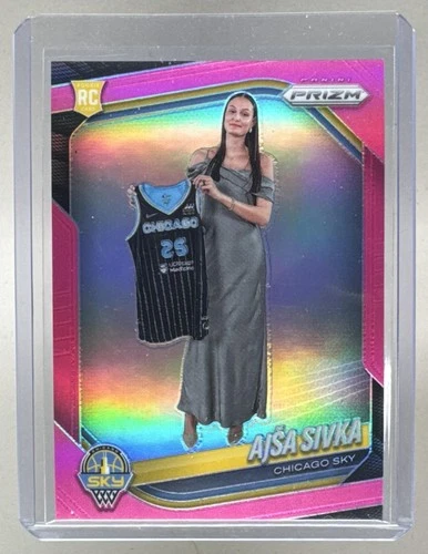 Ajsa Sivka 2025 Panini WNBA Prizm #85 Pink Rookie RC /175