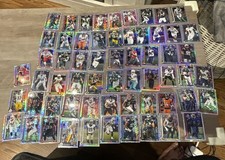 2025 Topps Chrome Football 60 Card Lot, Refractors, Rc, Pulsar, Vets
