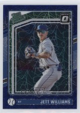 2024 Panini Donruss Optic Rated Prospects Blue Velocity Prizm Jett Williams uk2