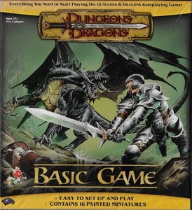 D&D 3.5 Dungeons & Dragons Basic Game Boxed Set Black Dragon Edition 2004 Shrink