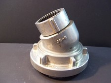 30° Elbow 5" Storz x 2.5" NH Female Lug Adapter, Aluminum USA Fire Engine