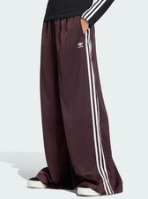 NWT adidas Adicolor Satin Wide Leg Track Pants Women KQ6545 No Tariffs In US