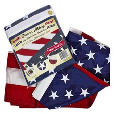American Flag 3x5 FT US Flag โ 100% Made in USA, Embroidered Stars, Sewn Stripes