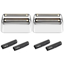 Shaver Foil and Cutters with BaBylissPRO Barberology Double FXFS2 2PC Silver 