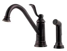 Pfister LG344PY0 Portland 1-Handle Kitchen Faucet with Side Spray 1.8 gpm