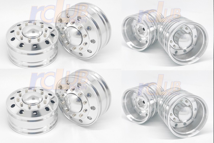Aluminum Rims for 1/14 tamiya Tractor King Hauler Grand Hauler GL DIY ...