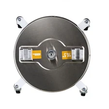 16.5" Pressure Washer Surface Cleaner Max.4000PSI Dual Handle w/4 Spinner Wheels