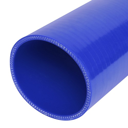 3"" X 8"" LARGO 3 CAPAS TURBO/ENTRADA/INTERCOOLER TUBERÍA ACOPLADOR DE SILICONA MANGUERA AZUL - Imagen 5 de 7