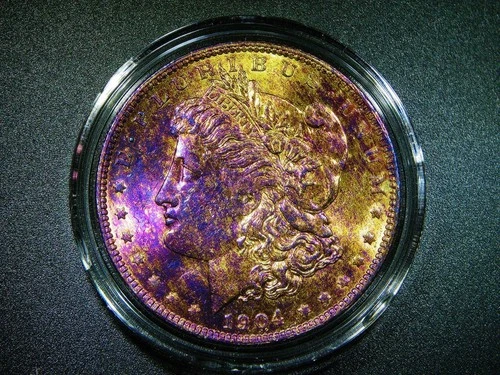 1904-O CHOICE UNC. MORGAN DOLLAR BEAUTIFULLY TONED NICE COLLECTOR COIN-1827