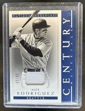 2018 Panini National Treasures Alex Rodriguez Century Jersey #/99 Mariners