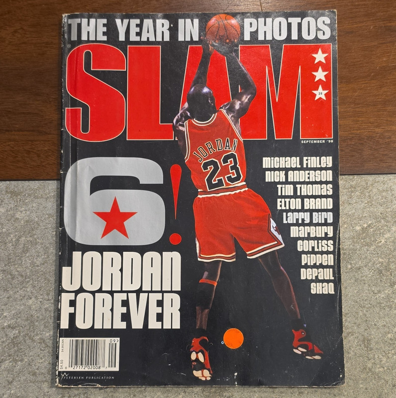 SLAM Magazine Sept 1998 "Jordan Forever" Illustrated Basketball, Petersen